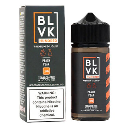BLVK TFN Series E-Liquid 100mL (Freebase) | Peach Pear with packaging