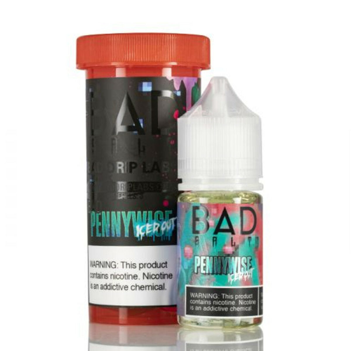 Bad Salts Series E-Liquid 30mL (Salt Nic) |  Pennywise ICed Out with Packaging