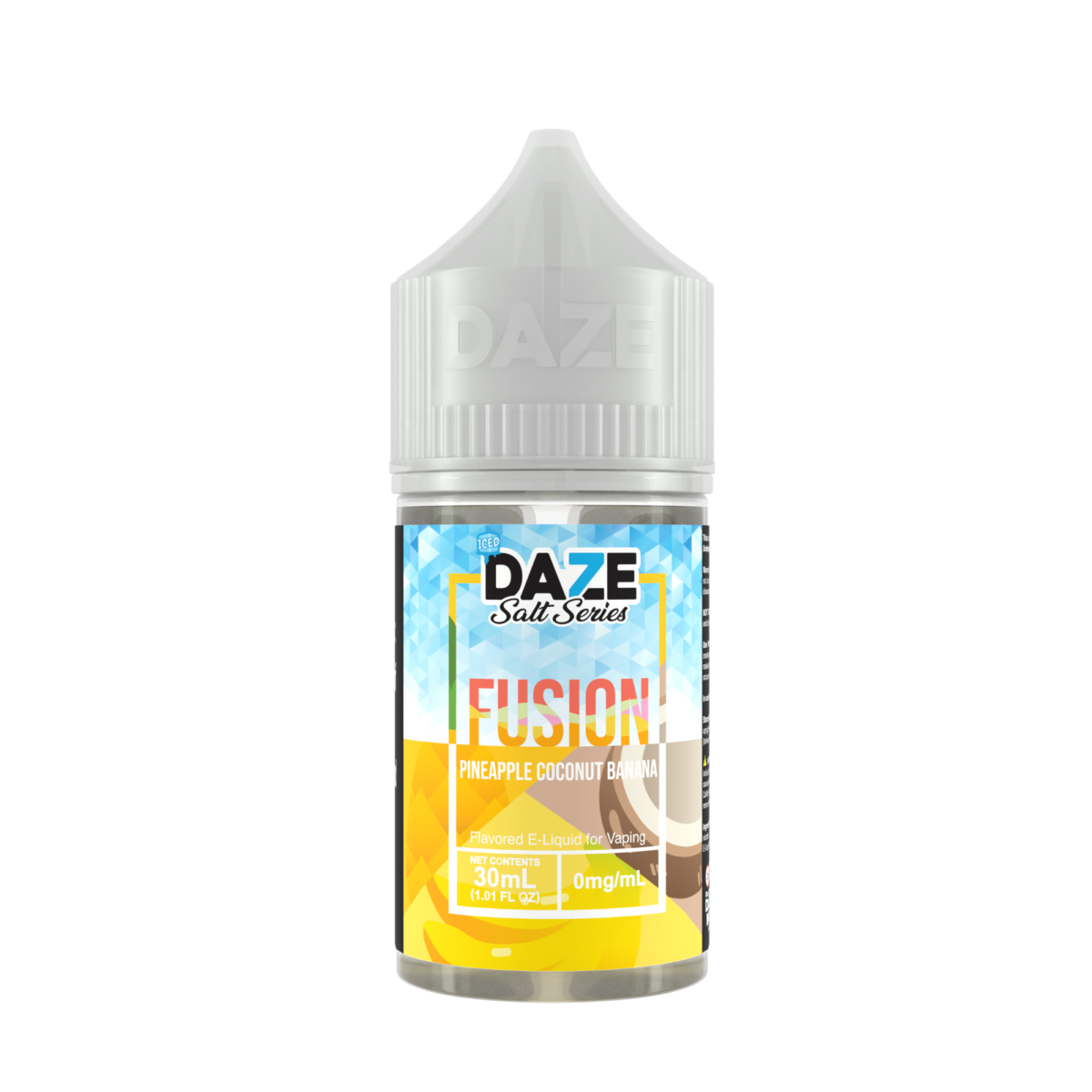 7Daze Fusion Salt Series E-Liquid 30mL (Salt Nic) | Pineapple Coconut Banana Iced