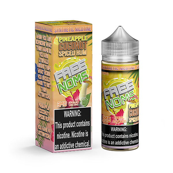 Nomenon and Freenoms Series E-Liquid 120mL (Freebase) Pineapple Coconut Rum with Packaging