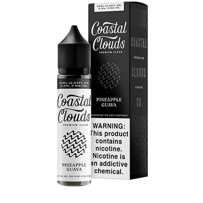 Coastal Clouds E-Liquid | 60mL | Pineapple Guava with packaging