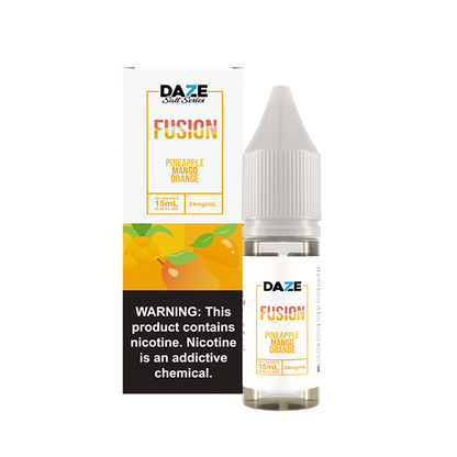 7Daze Fusion Salt Series E-Liquid 15mL (Salt Nic) |  Pineapple Mango Orange