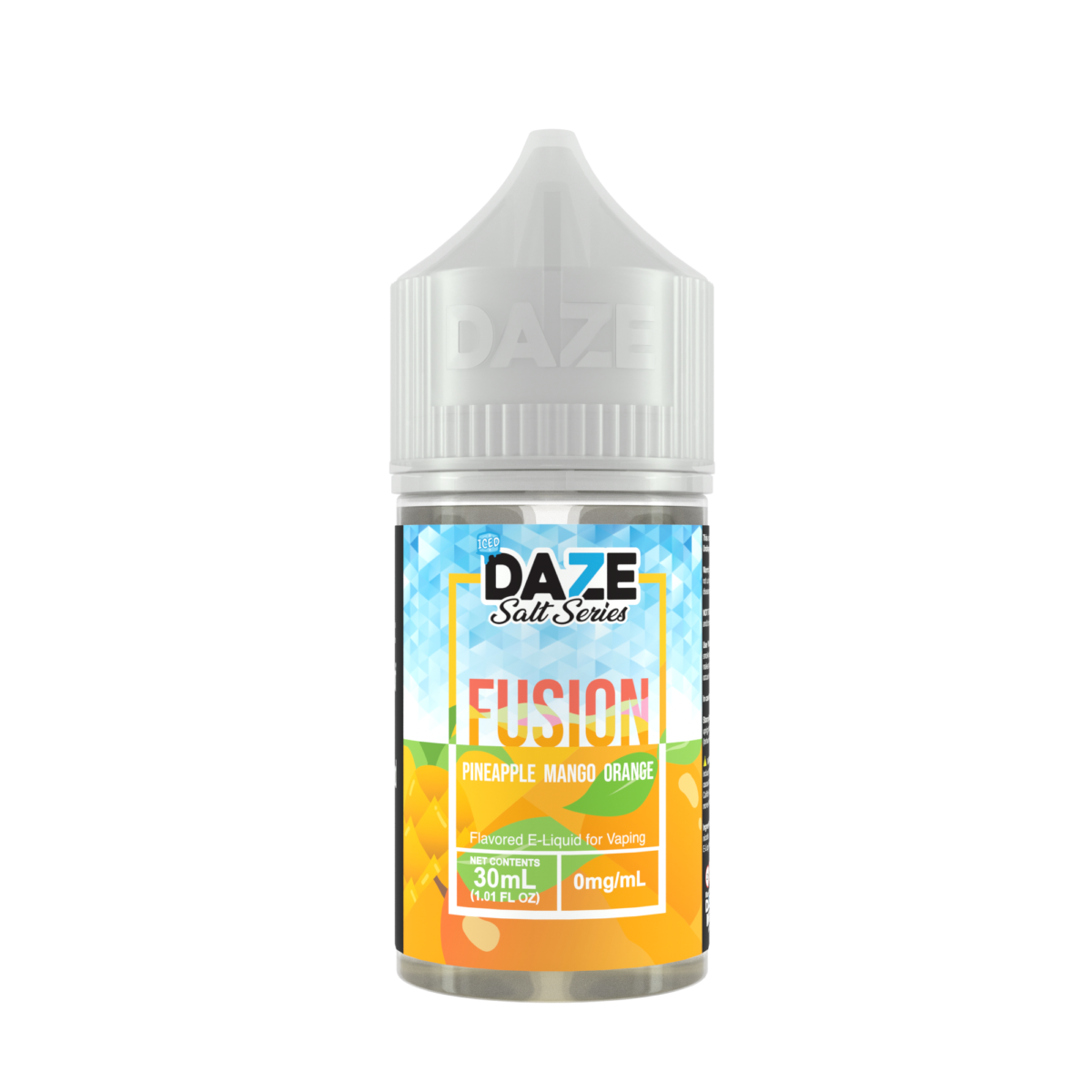7Daze Fusion Salt Series E-Liquid 30mL (Salt Nic) | Pineapple Mango Orange Iced 