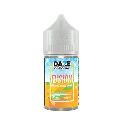 7Daze Fusion Salt Series E-Liquid 30mL (Salt Nic) | Pineapple Mango Orange Iced 