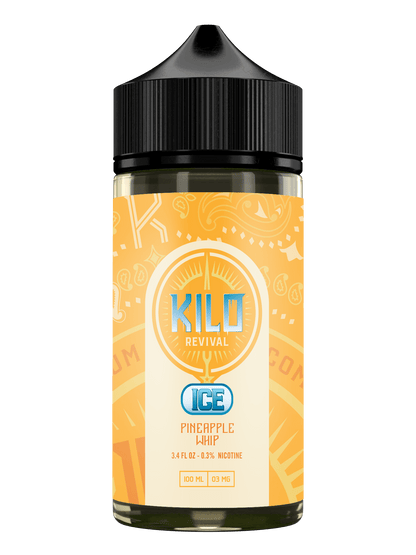 Kilo Revival TFN Series E-Liquid 100mL Pineapple Whip Ice Bottle