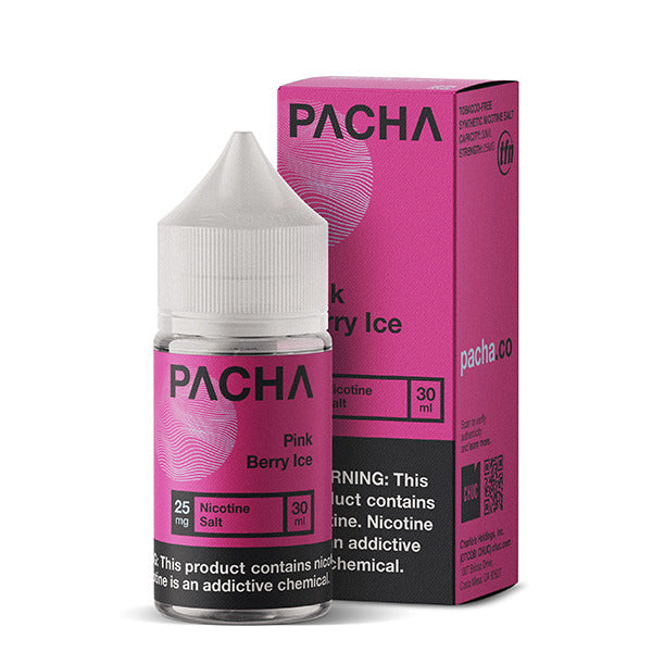 Pachamama TFN Salt Series E-Liquid | 30mL (Salt Nic) Pink Berry Ice with Packaging