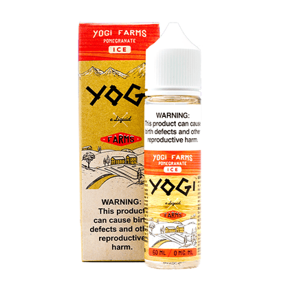 Yogi E-Liquid 60mL | (Original & Farms Series) Pomegranate Ice with Packaging