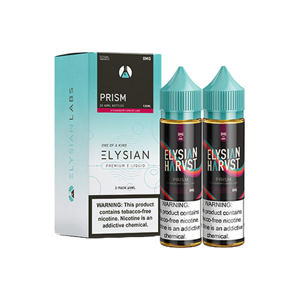 Elysian Series E-Liquid 120mL (Freebase) | Prism with packaging