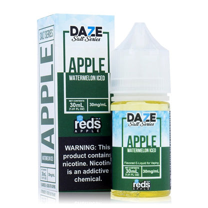 Reds Salt Series E-Liquid 30mL (Salt Nic) | Watermelon Iced with Packaging