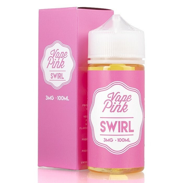 Vape Pink Series E-Liquid 100mL (Freebase) Swirl with PAckaging