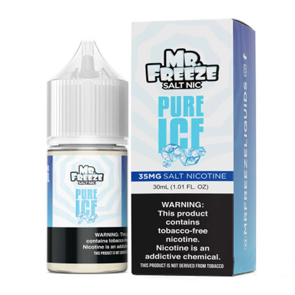 Mr. Freeze TFN Salt Series E-Liquid 30mL (Salt Nic) | 35mg Pure Ice with packaging