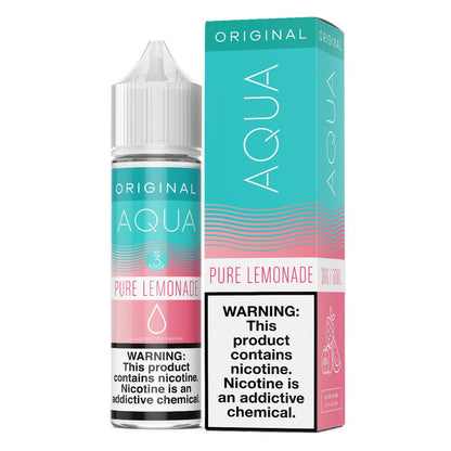Aqua Series E-Liquid 60mL (Freebase) | Pure Lemonade Original with Packaging