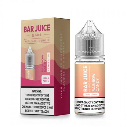 Bar Juice BJ15000 Salt Series E-Liquid 30mL (Salt Nic) | Rainbow Candy with packaging