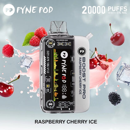 Pyne Pod Round Trip 20K Puffs 5% | Raspberry Cherry Ice
