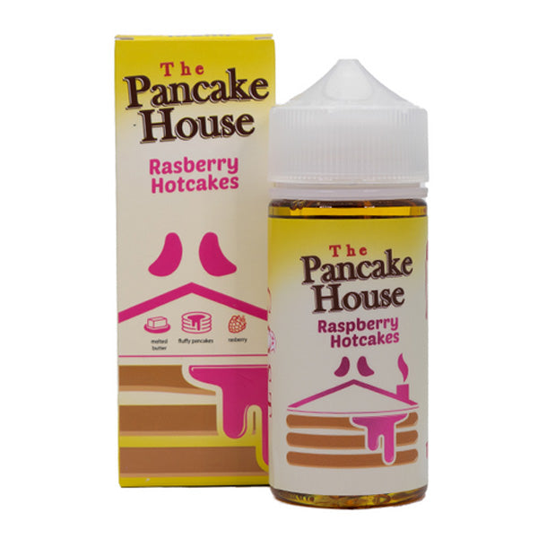 Pancake House Series E-Liquid 100mL (Freebase) | 0mg Raspberry Hotcakes with Packaging