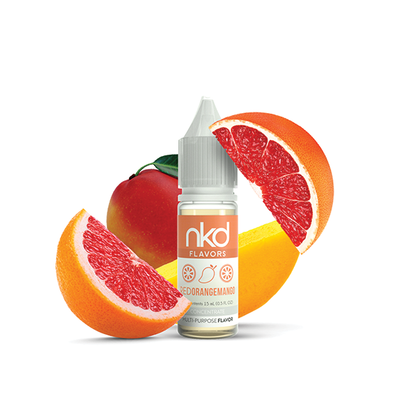 NKD Flavor Concentrate 15mL Red Orange Mango bottle