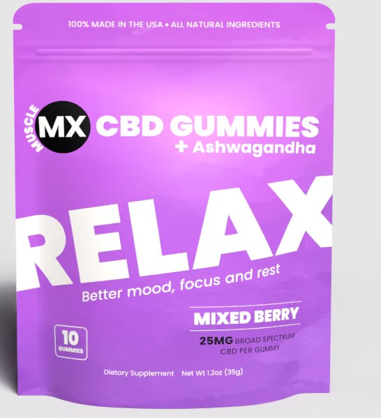 MUSCLE MX CBD RELAX 10/5 GUMMIES