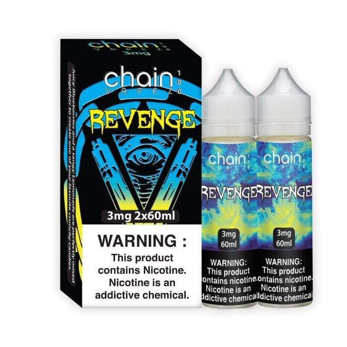 Chain Vapez Series E-Liquid x2-60mL (120mL) Revenge with packaging