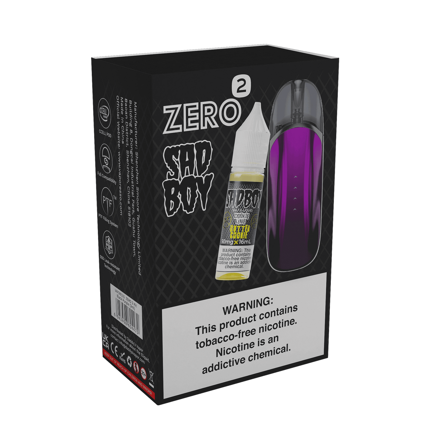 Twist Zero2 Collab Bundle Sadboy Purple Butter Cookie packaging