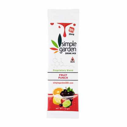 Simple Garden Delta-9 Drink Mix 15ct | Fruit Punch