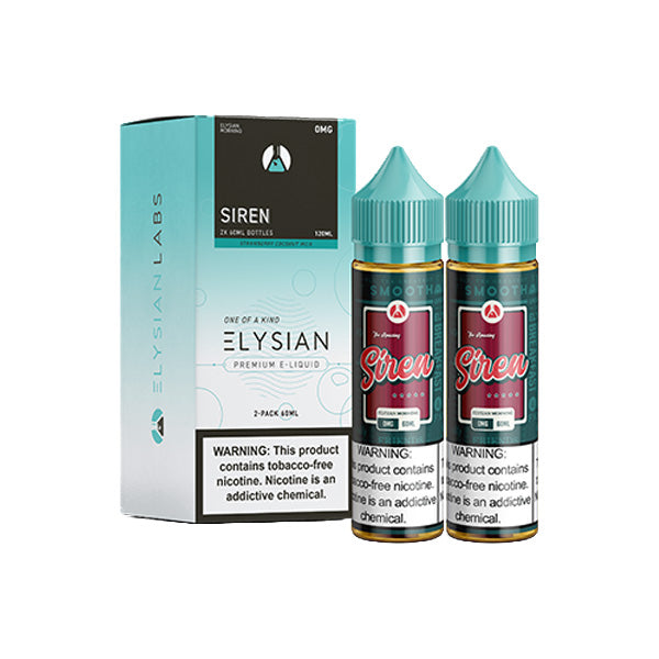 Elysian Series E-Liquid 120mL (Freebase) | Siren with packaging