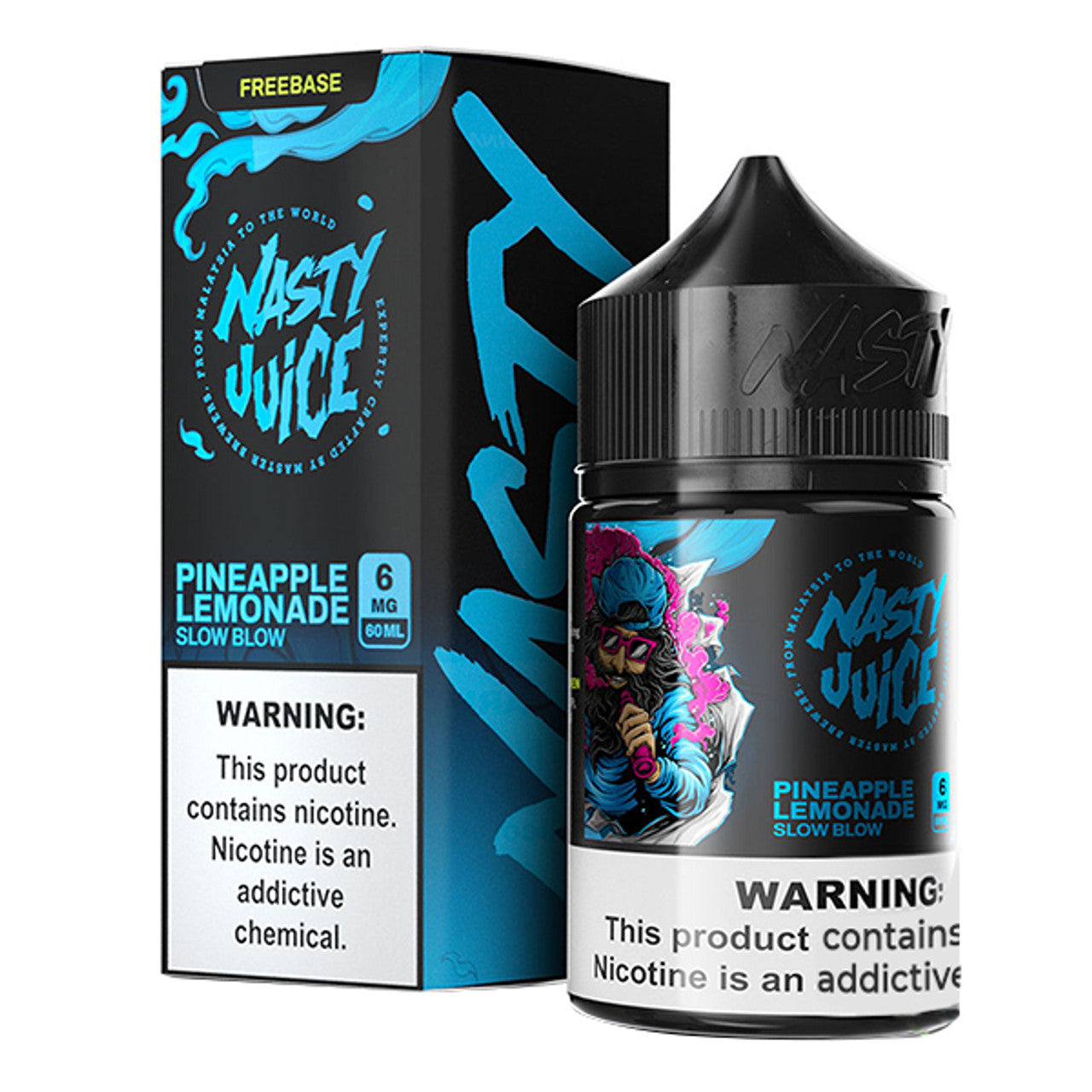 Nasty Juice E-Liquid 60mL Freebase | Slow Blow with packaging