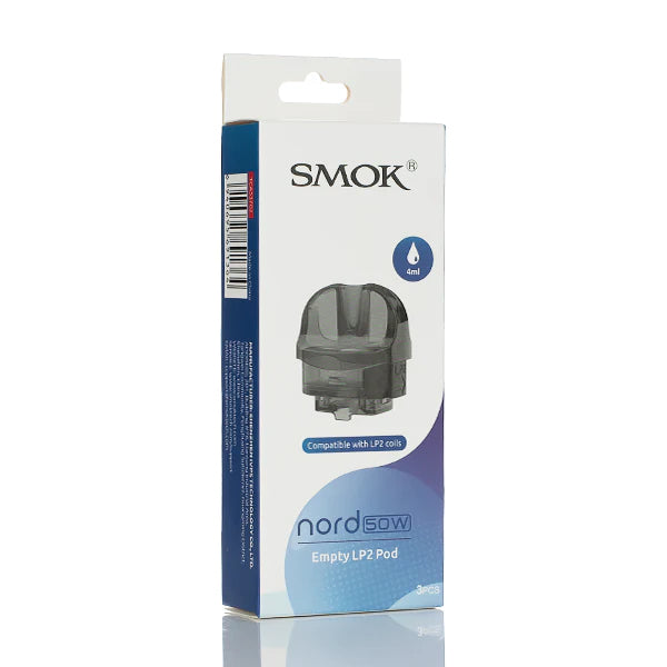 SMOK Nord 50W Replacement Pods | 3-Pack |  Empty LP2 Pod