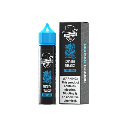 Mad Hatter E-Liquid 60mL (Freebase) | Smooth Tobacco with packaging