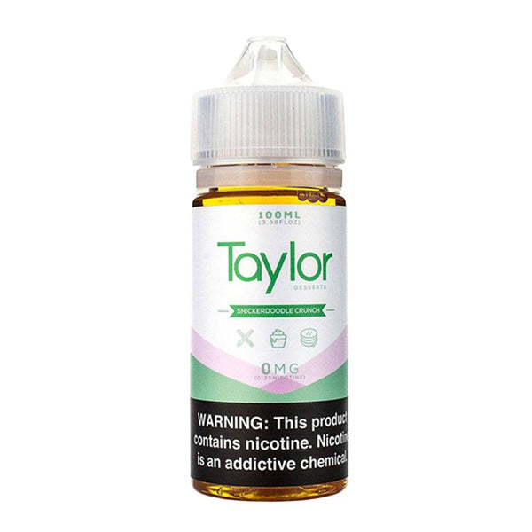 Taylor E-Liquid 100mL Snickerdoodle Crunch bottle