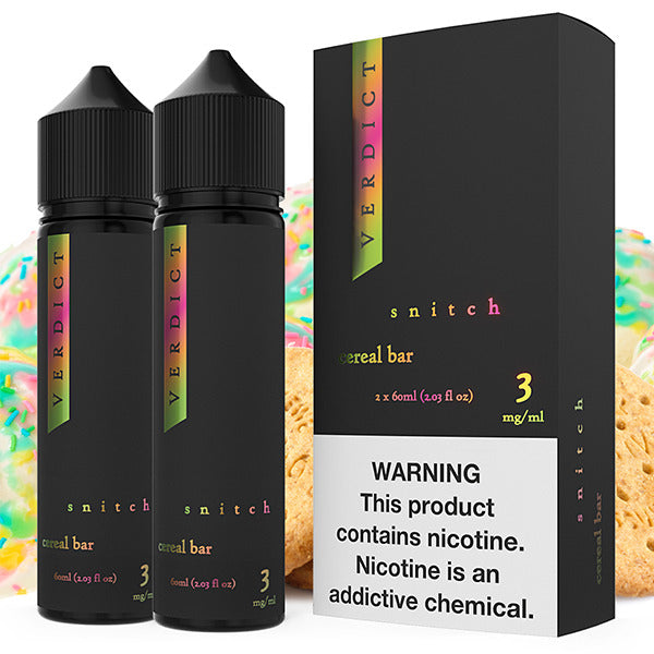 Verdict Series E-Liquid x2-60mL | Snitch with packaging