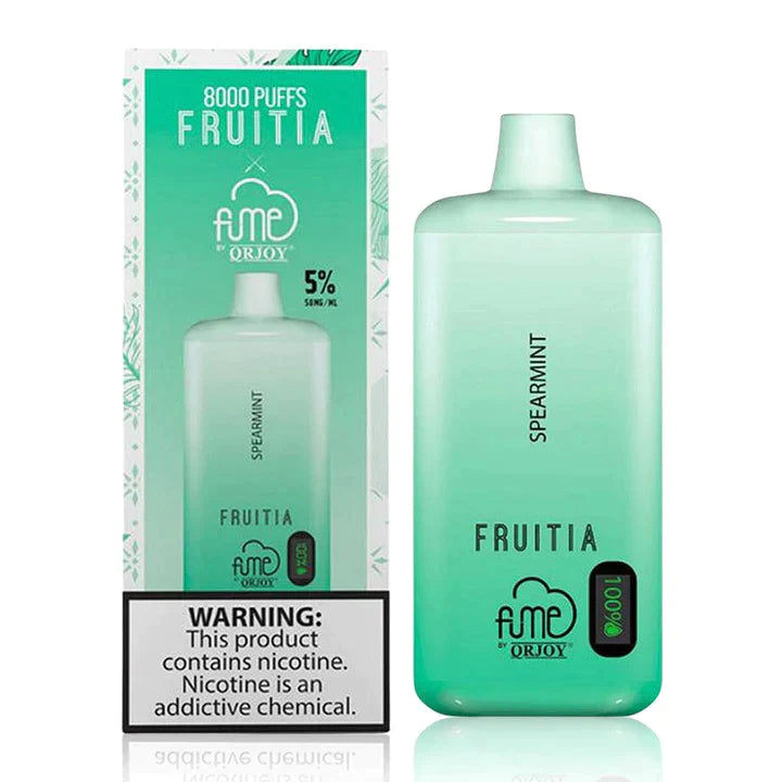 Fruita X Fume 8000 Puffs Disposable | Spearmint with Packaging 