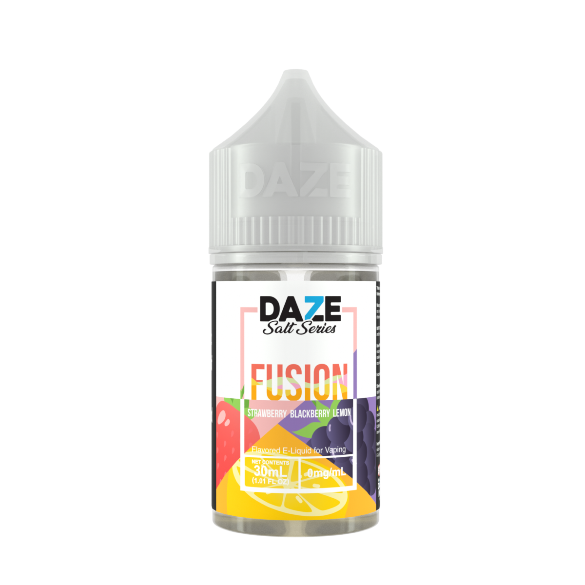 7Daze Fusion Salt Series E-Liquid 30mL (Salt Nic) | Strawberry Blackberry Lemon