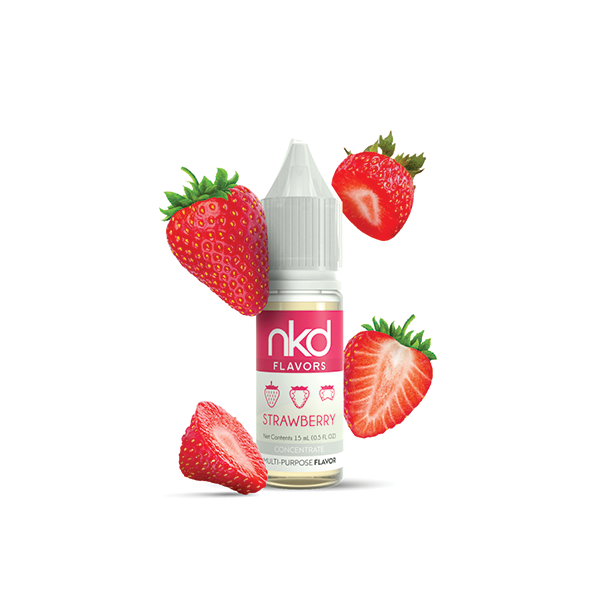 NKD Flavor Concentrate 15mL Strawberry bottle