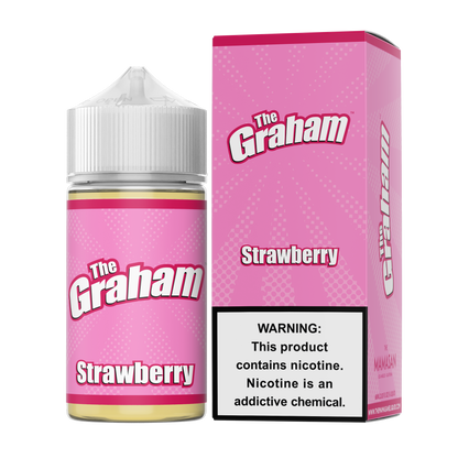 The Graham Series E-Liquid 60mL Strawberry with packaging