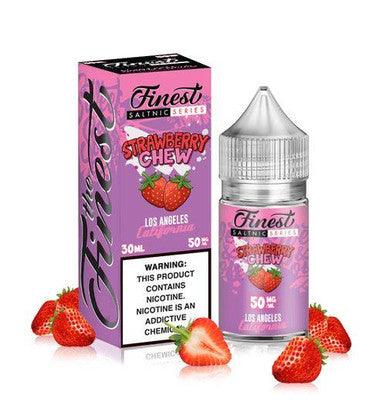 Finest Salt Series E-Liquid 30mL (Salt Nic) | Strawberry Chew with Packaging