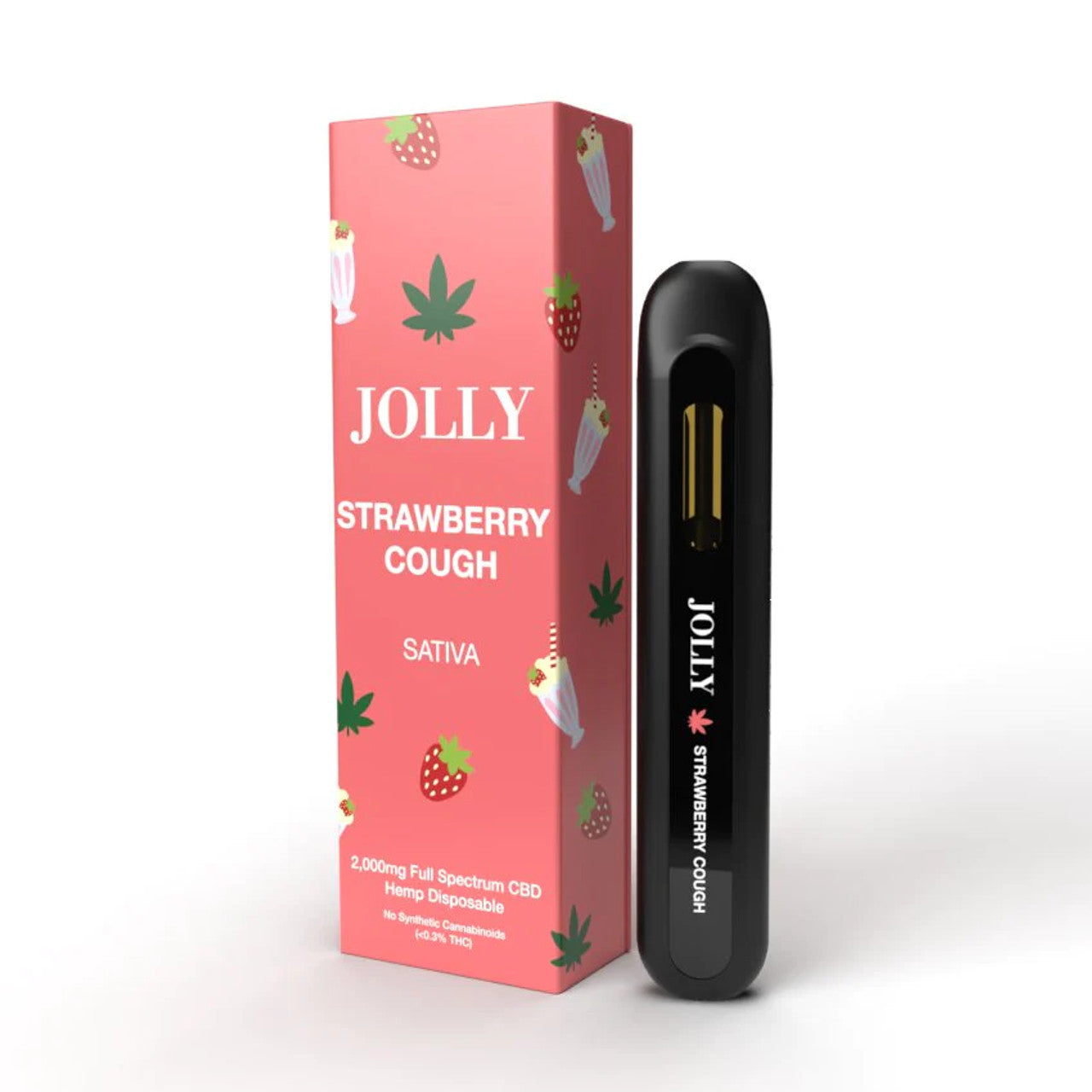 Jolly Disposable Legal Cannabis 2g | Strawberry Cough