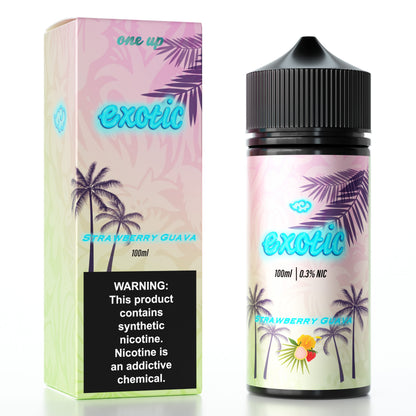 One Up TFN E-Liquid | 100mL (Freebase) Strawberry Guava With Packaging