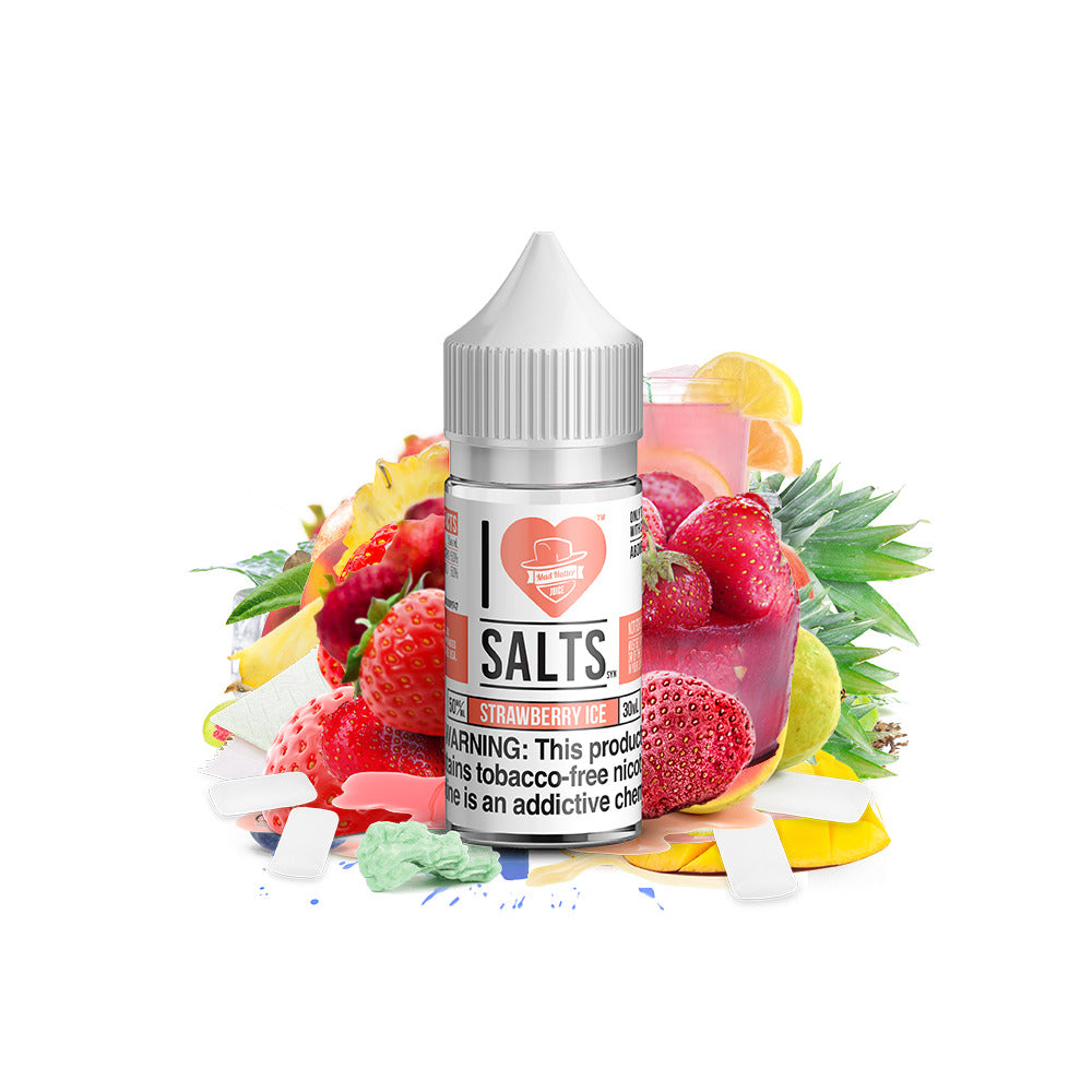 I Love Salts TFN Salt Series E-Liquid 30mL Strawberry Ice bottle