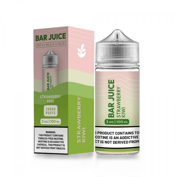 Bar Juice BJ30000 E-Liquid 100mL (Freebase) | Strawberry Kiwi with packaging
