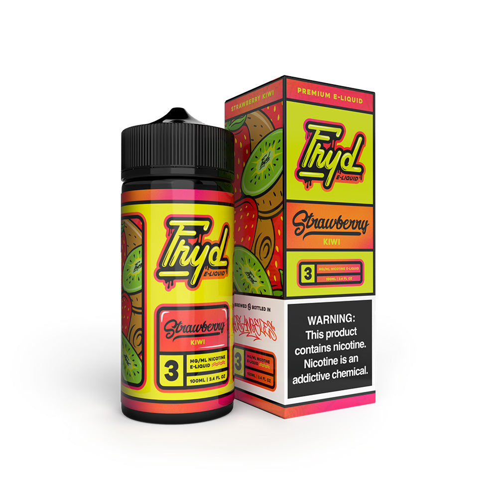 FRYD Series E-Liquid 100mL | Strawberry Kiwi with packaging