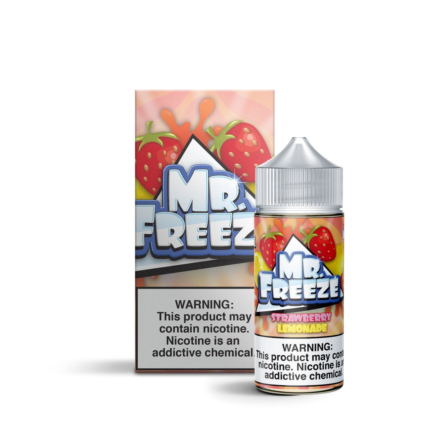 Mr. Freeze TFN Series E-Liquid 100mL (Freebase) |  Strawberry Lemonade with packaging