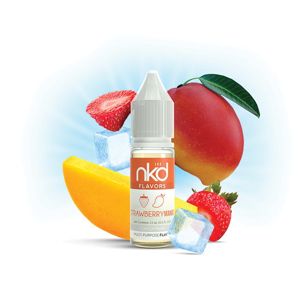 NKD Flavor Concentrate 15mL Strawberry mango Ice bottle