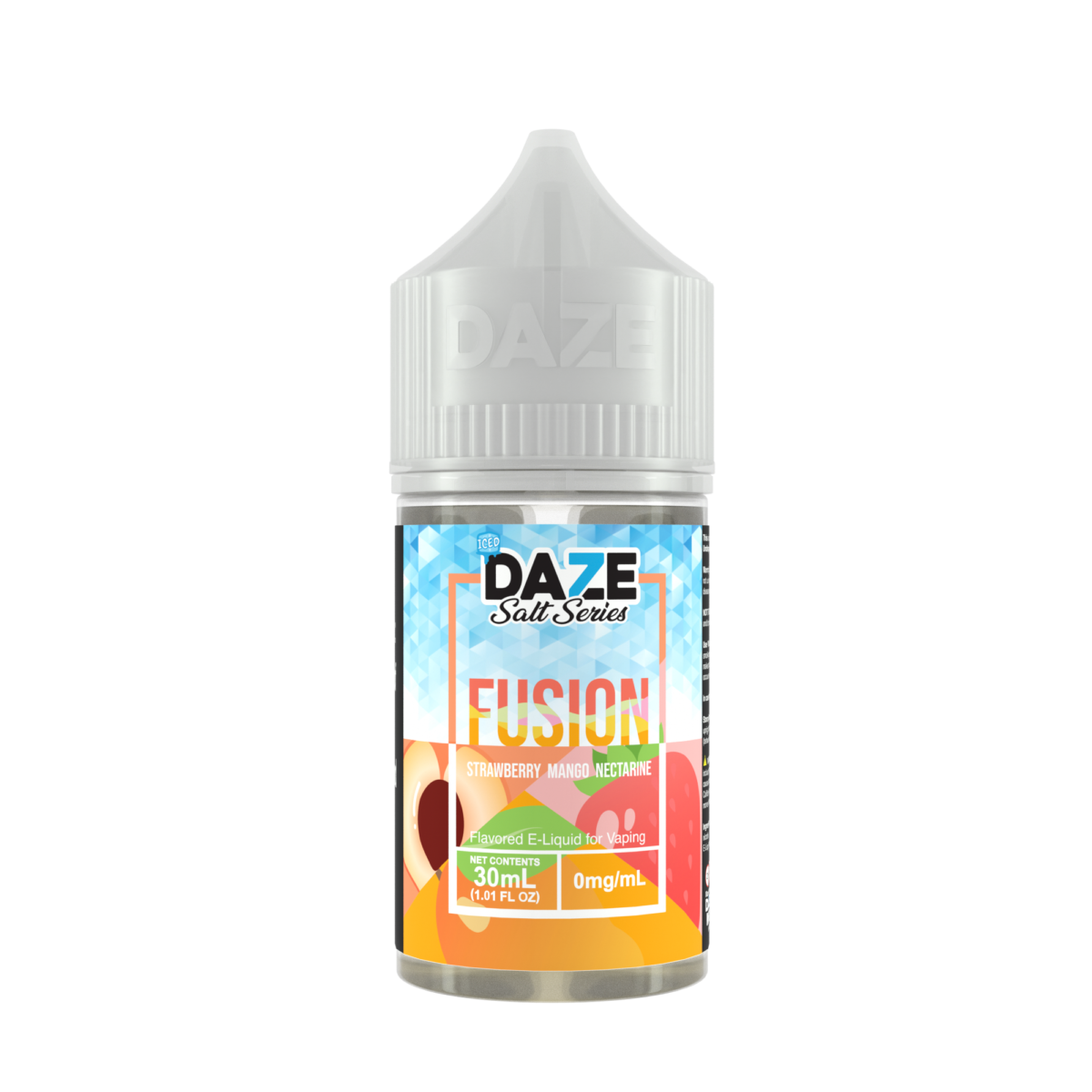 7Daze Fusion Salt Series E-Liquid 30mL (Salt Nic) | Strawberry Mango Nectarine Iced