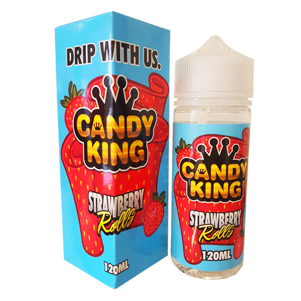 Drip More – Flavor Concentrate Shots | 90mL Strawberry Rolls with Packaging