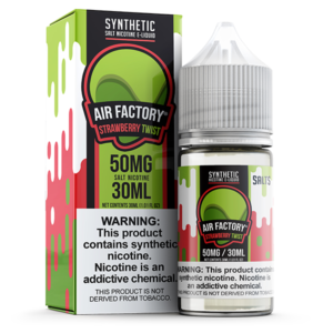 Air Factory TFN Salt Series E-Liquid 30mL (Salt Nic) | Strawberry Twist with Packaging