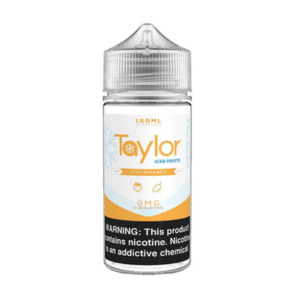 Taylor E-Liquid 100mL Strawmango Iced bottle