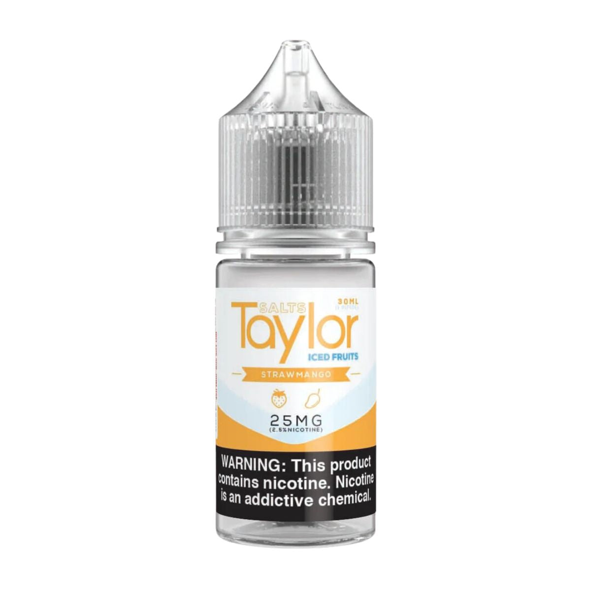 Taylor Salt Series E-Liquid 30mL (Salt Nic) | 25mg Strawmango Iced