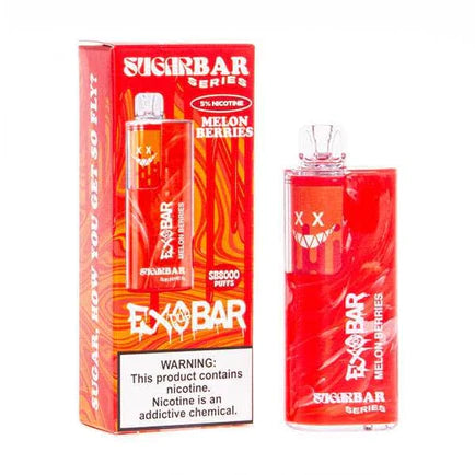 Sugarbar x Exobar SB8000 Puff 5% | Melon Berries with packaging