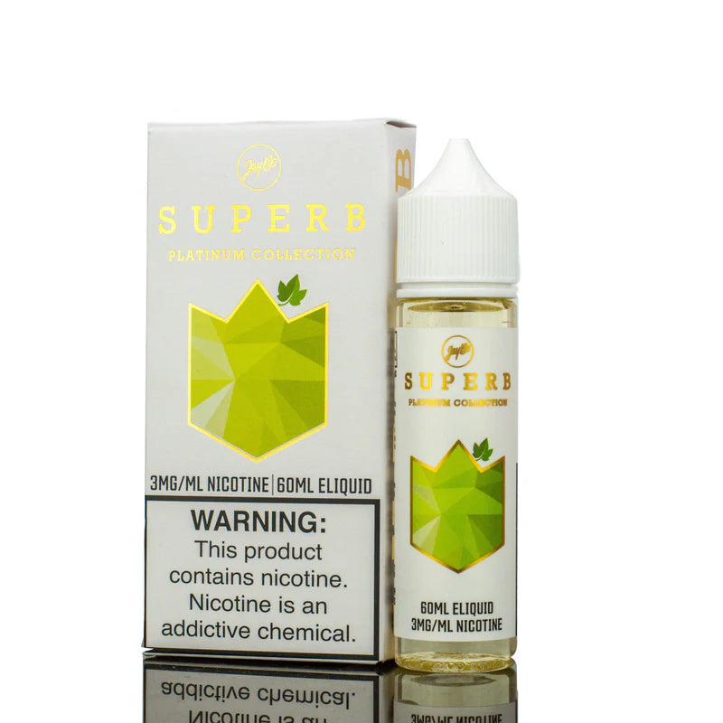 Superb Liquids Collection 60mL Platinum White Grape with Packaging