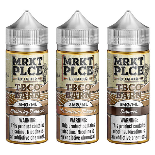 TBCO Barn by MRKT PLCE E-Liquid 100mL (Freebase) | Group Photo